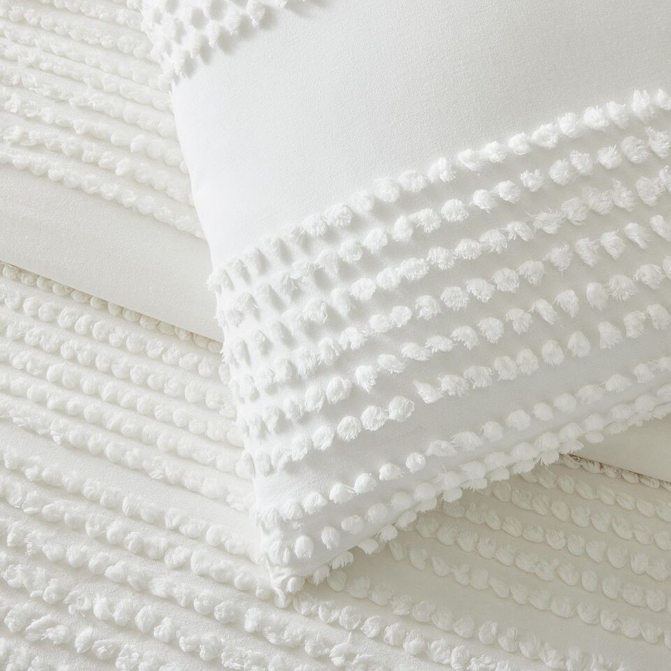 Candlewick Quilt Cover; Pillowcases West Elm UK